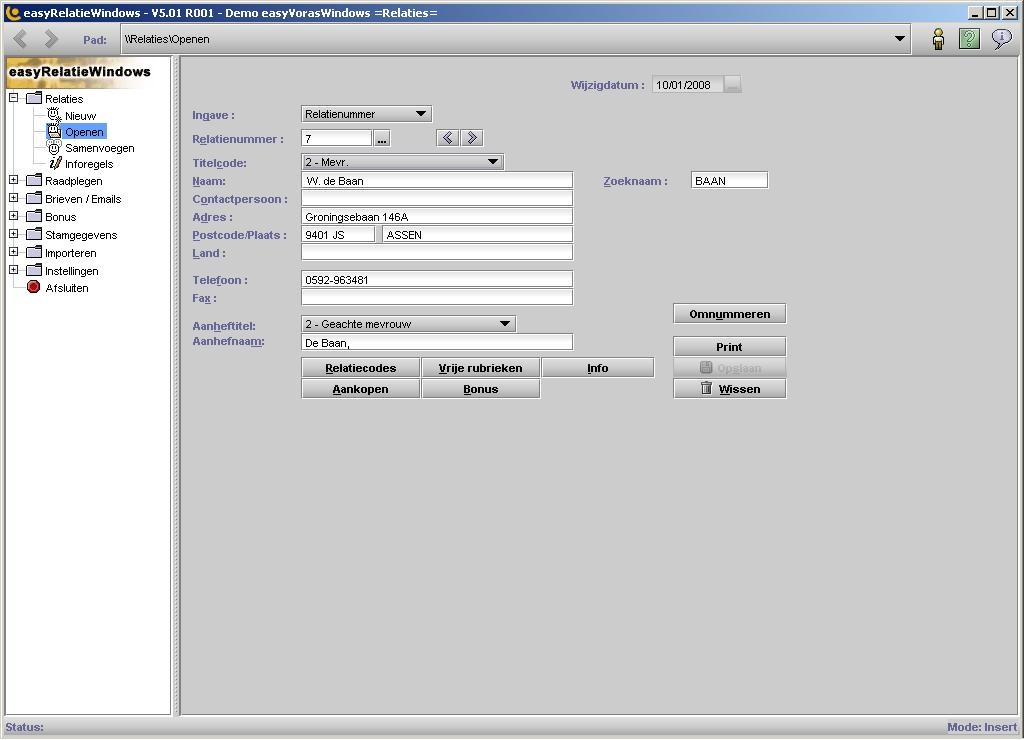 easyRelatieWindows easyRelatieWindows