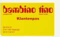 Klantenpas met easyRelatieWindows. Klantenpas-klantenkaart-relatie