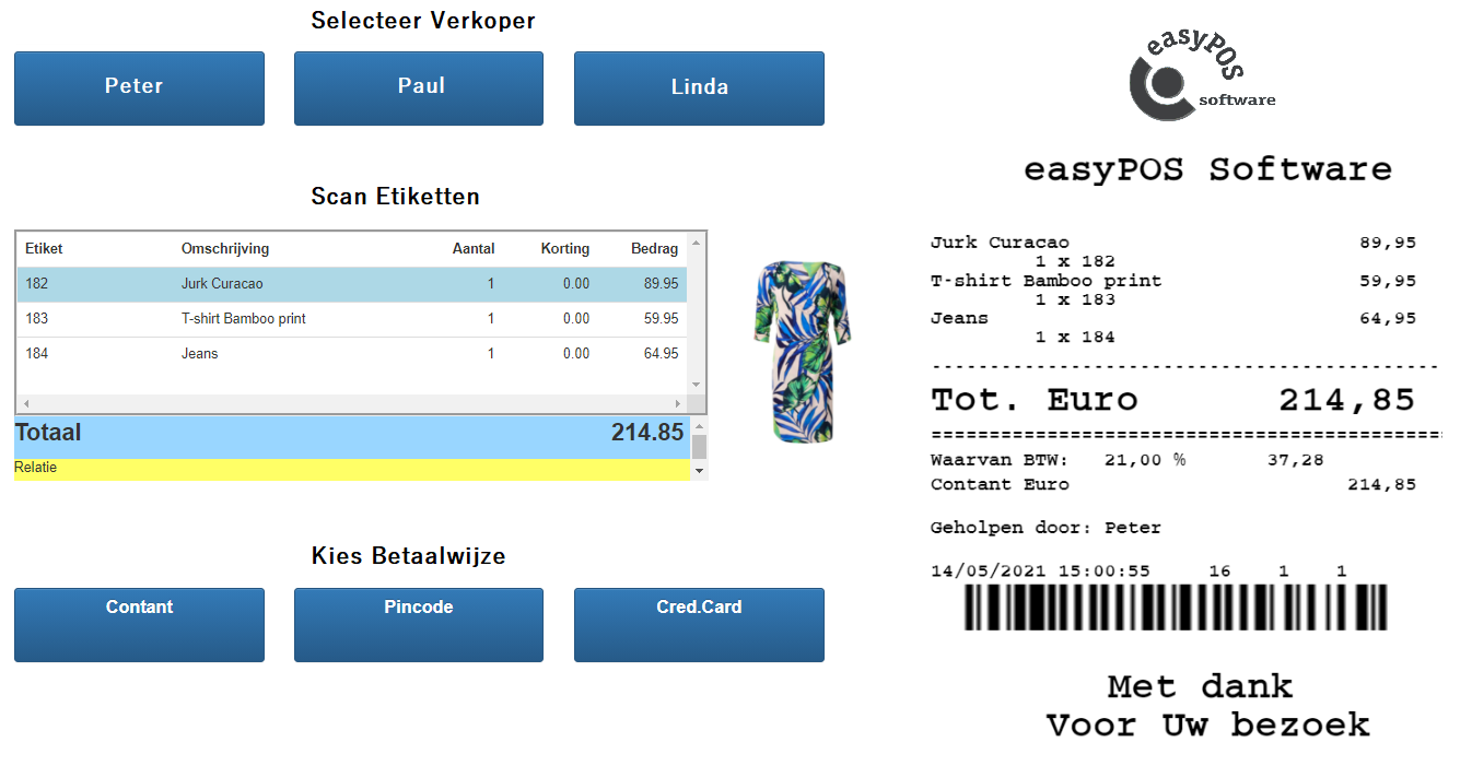 easyPOS-Kassa-App-HP-Android easyPOS Kassa App voor iOS - Windows - Android