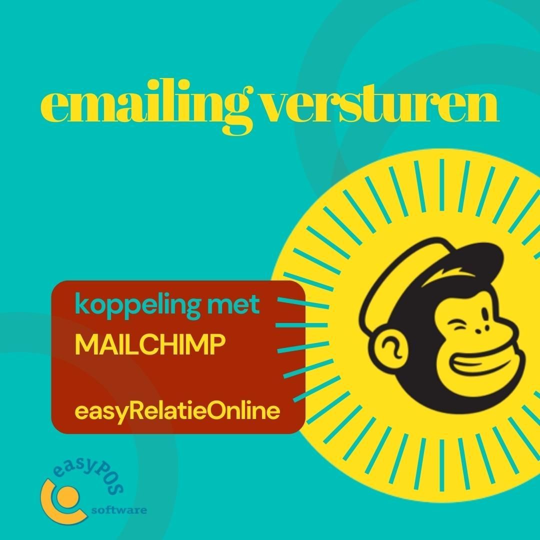 Verbeterde koppeling met MailChimp
Wil jij eenvoudig de adressen in MailChimp krijgen?
Dan is deze MailChimp koppeling met onze relatie software een logische stap.
easypos.nl – software – koppelingen
#retailsoftware #kassa # emailing #mailchimp #fashion #klanten #loyalty #crm #relatiebeheer #rapportage #mkb #shop #easyRelatieOnline #winkelautomatisering #synchronized #softwarevoorwinkelsenwebshops
