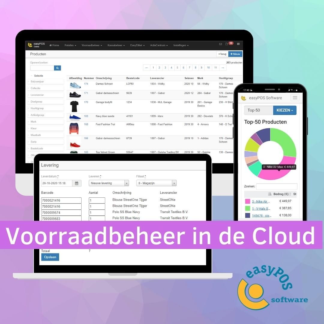 Voorraadbeheer in de Cloud, ervaar het zelf.
Kies voor een gratis demo van onze online software.
Probeer het online voorraadprogramma easyVorasOnline, net als vele tevreden gebruikers in de fashion-branche.
Vraag vrijblijvend inlogcodes aan via onze website en ervaar het zelf.
easypos.nl - ontdek nu - probeer gratis demo - demo online software
#retailsoftware #kassa #voorraad #demo #gratisdemo #vrijblijvend #online #inthecloud #fashion #onlinesoftware #conversie #winkelautomatisering #winkel #SoftwareVoorWinkelsEnWebshops
