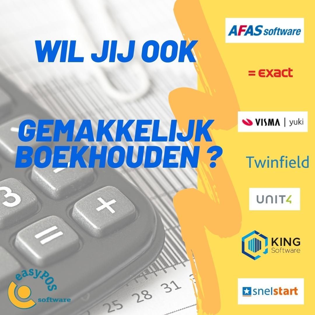 NIEUW: boekhoudkoppeling met AFAS Software.
Bespaar tijd en voorkom fouten. Koppel het easyPOS kassaprogramma met AFAS Software.
Werk efficiënt en krijg zo jouw administratie onder controle.
easypos.nl – software – koppelingen – boekhoudkoppeling – AFAS Software
#retailsoftware #kassa #boekhouding #administration #yourshop #fashion #voorraad #accountant #Afas #Kingsoftware #Unit4 #Twinfield #Exact #snelstart #Yuki #gemak #controle #exportkoppeling #efficiency #winkelautomatisering #SoftwareVoorWinkelsEnWebshops