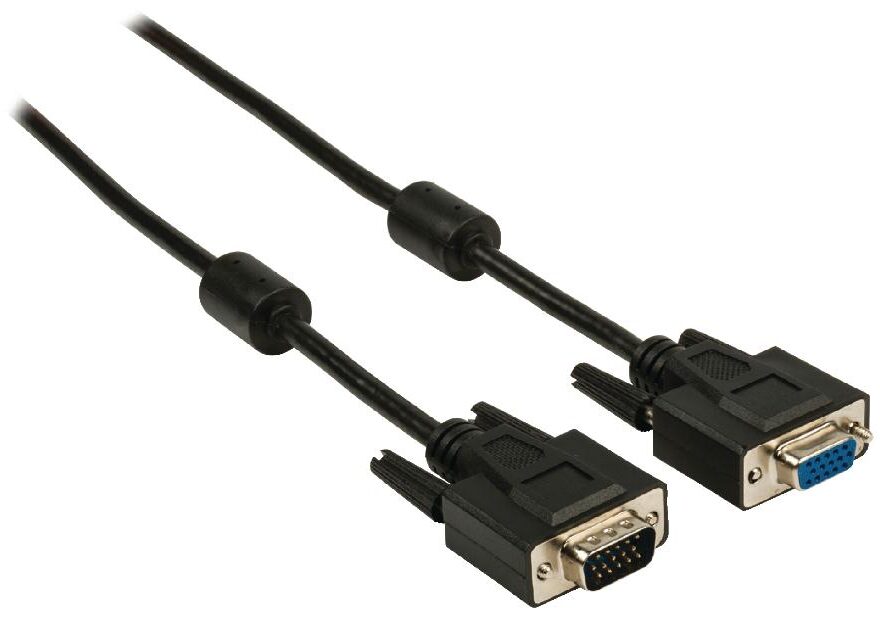 862931 VGA kabel 1,8m m/f zwart