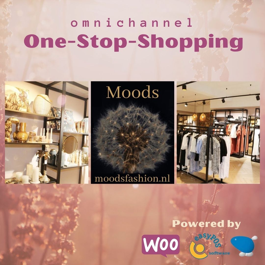 Ontdek net als Moods fashion & lifestyle en vele andere ondernemers de automatiseringsmogelijkheden van easyPOS software!
Deze trendy winkel in fashion en interieuraccessoires is sinds voorjaar 2021 gevestigd in Volendam. Moods heeft gekozen voor een omnichannel oplossing met Woocommerce powered by BluePebble en easyPOS software. https://www.easypos.nl/product/kassa-koppeling-met-woocommerce/
#retailsoftware #moods #fashion #schoenen #interieur #volendam #woocommerce #bluepebble #PoweredBy #omnichannel #kassasysteem #winkelautomatisering #SoftwareVoorWinkelsEnWebshops