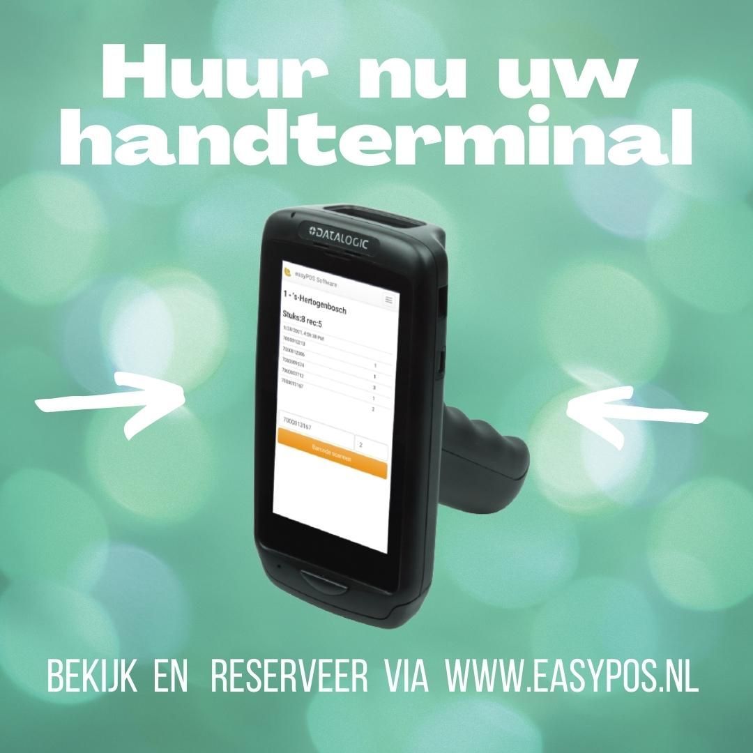 Inventariseren met een handterminal: huur een complete set om in december of januari uw voorraad te inventariseren. Kies voor gemak, voorkom fouten én bespaar tijd.
www.easypos.nl/verhuur-handterminal
#retailsoftware #inventariseren #inventarisatie #balansen #eindevanhetjaar #voorraad #handterminal #easyvoraswindows #easyvoorraadwindows #memor #android #interfiliaal #sales #boekhouding #gemak #balansdatum #integraal #financieel #nauwkeurig #jaarafsluiting #retail #winkelautomatisering #SoftwareVoorWinkelsEnWebshops