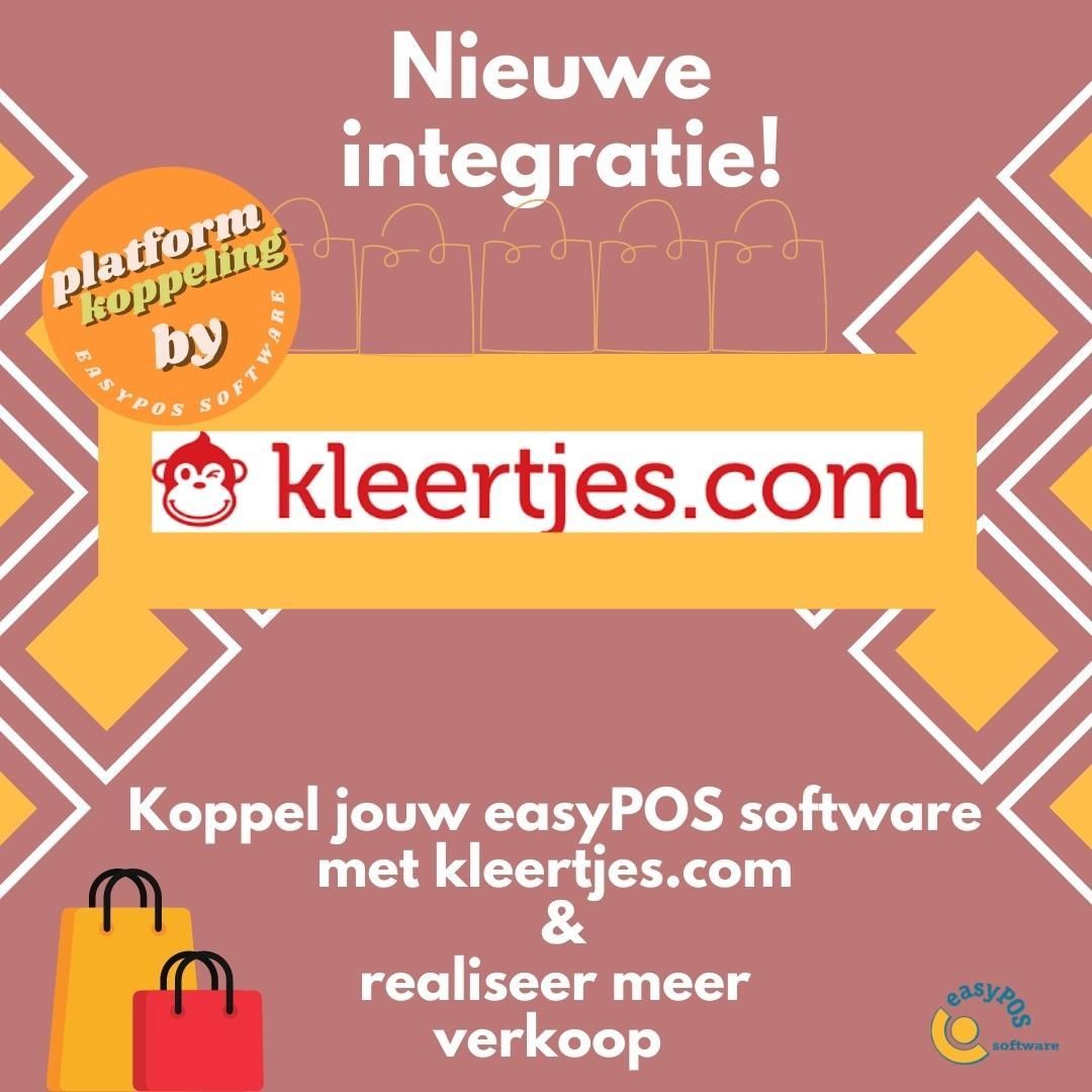 Breid jouw verkoopkanalen uit met een van onze platformkoppelingen, nu ook beschikbaar voor Kleertjes.com.
Bekijk onze platformkoppelingen op onze website: www.easypos.nl/product-categorie/software/koppelingen/
#retailsoftware #bespaartijd #kidsfashion #kidscollection #kinderkleding #webshop #voorraad #kleertjes #woocommerce #ecwid #shopify #miinto #winkelautomatisering #kassa #webshopkoppeling #softwarevoorwinkelsenwebshops