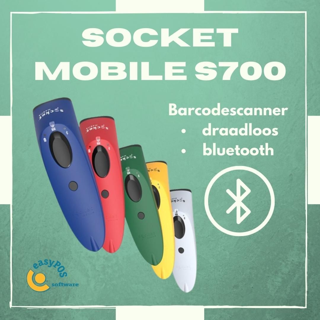 De socket s700 is de vertrouwde 1D barcodescanner waarmee jij streepjescodes snel en foutloos scant. Bluetooth zorgt voor gemakkelijke koppeling met een tablet. Vlotte verkoopafhandeling bij de kassa met dit lichtgewicht en ergonomische model. 

Liever 2D scannen? Kies de socket s730 om ook QR-codes te scannen. www.easypos.nl

#retailsoftware #kassa #scanner #barcodescanner #barcode #draadloos #bluetooth #apple #ergonomisch #2D #QR #QRCode #streepjescode #USB #wired #interface #winkelautomatisering #softwarevoorwinkelsenwebshops