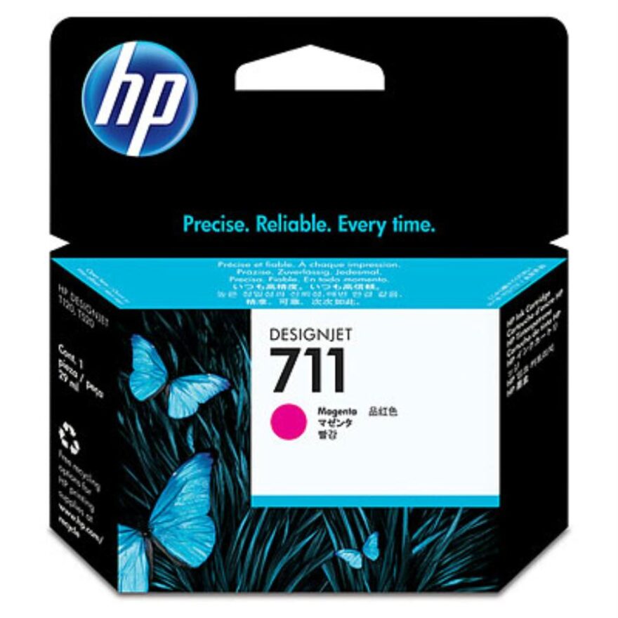 109229 HP 711 rood/magenta 29ml