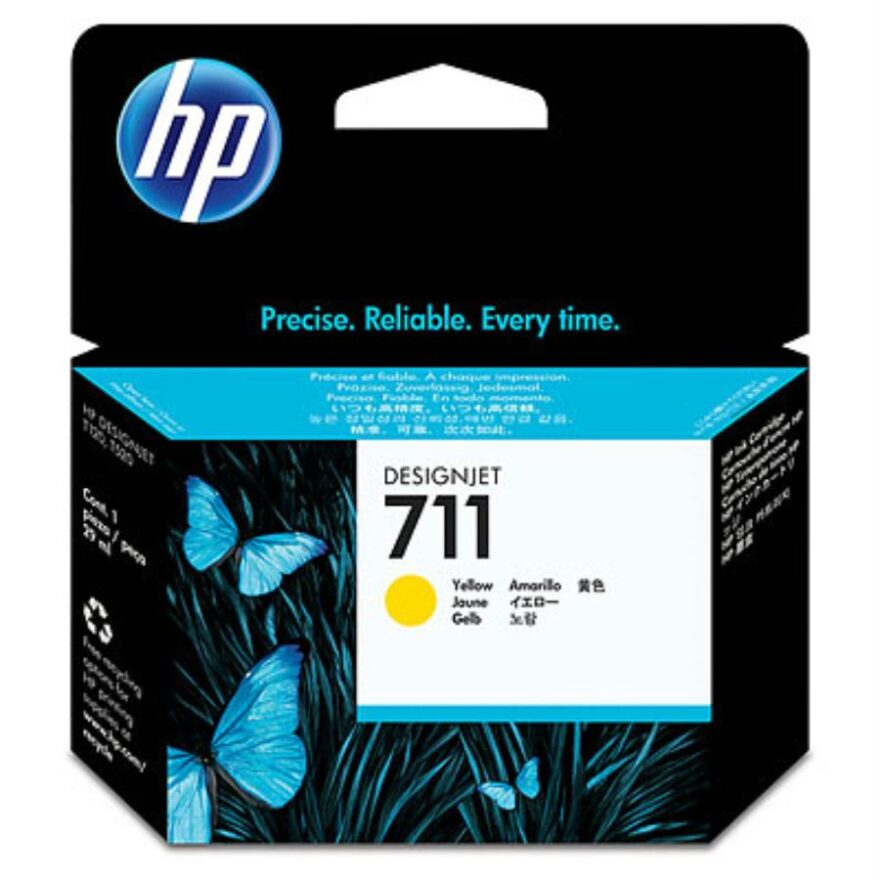 109230 HP 711 geel/yellow 29ml
