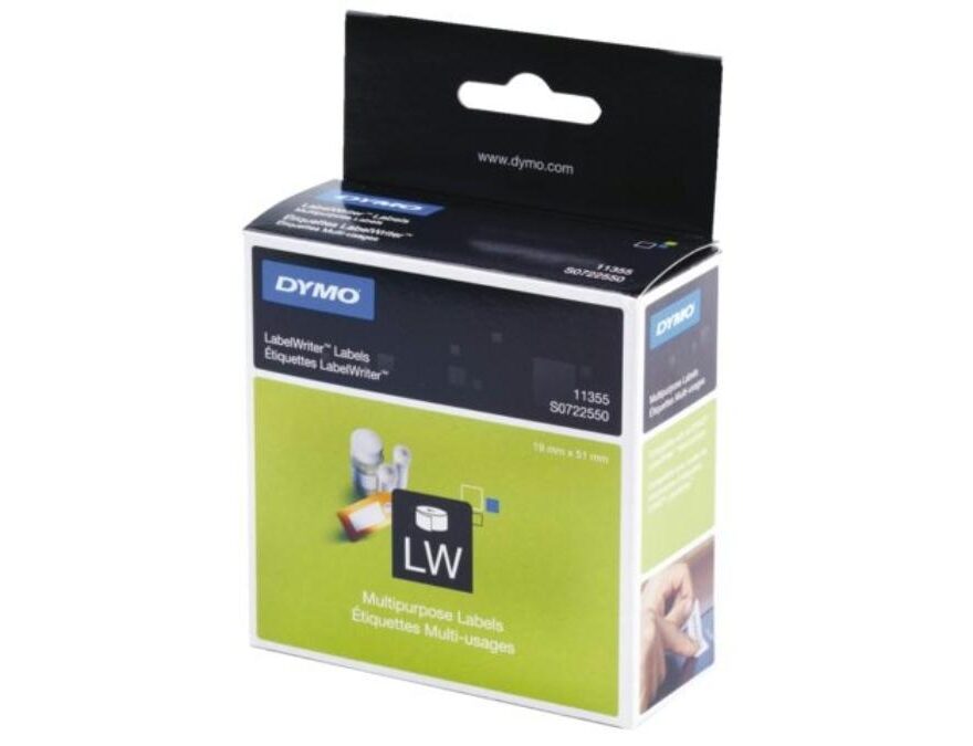 188004 Dymo 11355 plaketiket 19x51