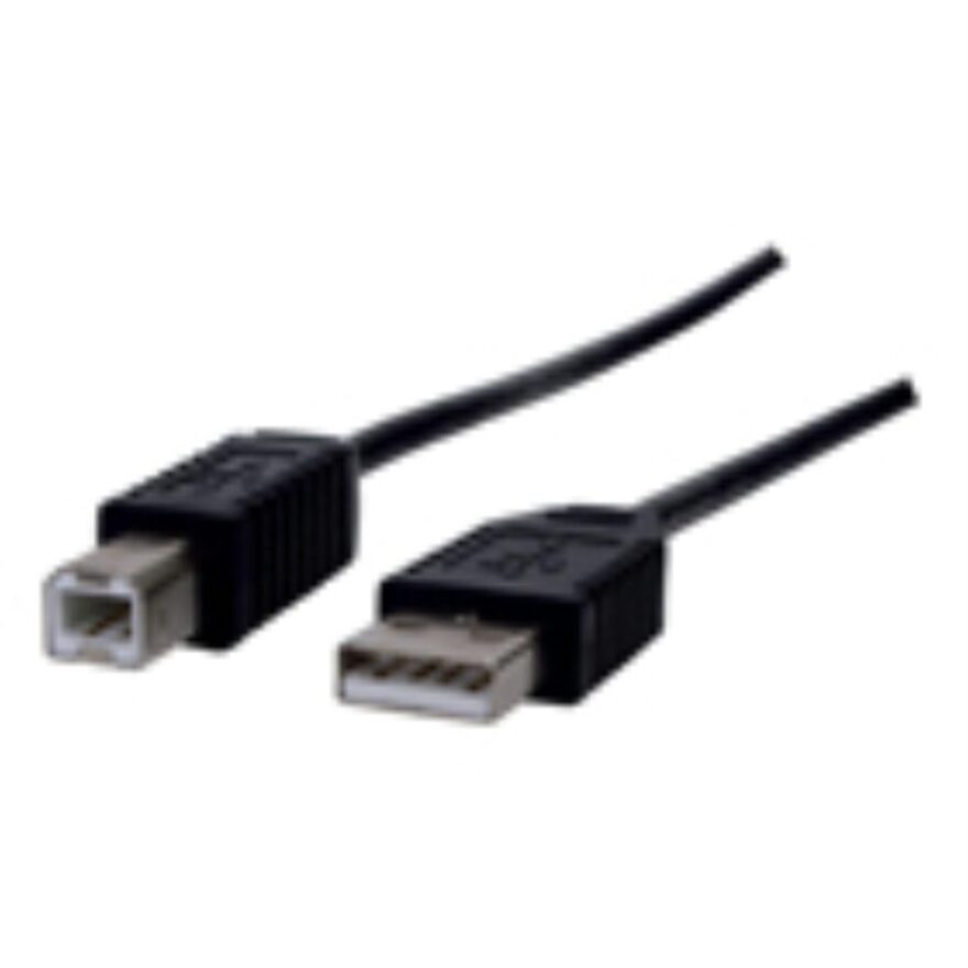 863048 USB A-m B-m printerkab zw 3,0m