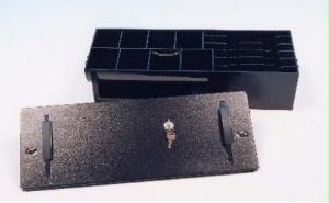 841055 Kleplade zwart 8m/6p