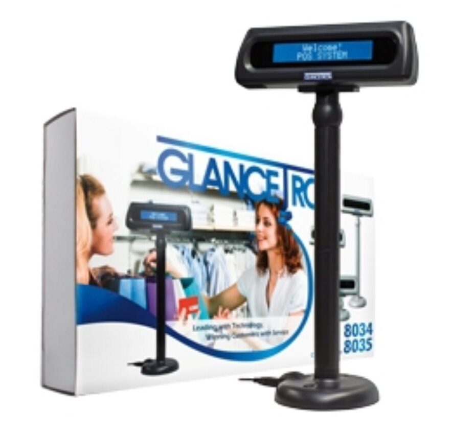 843069 Klantendisplay 2x20 LCD USB zw