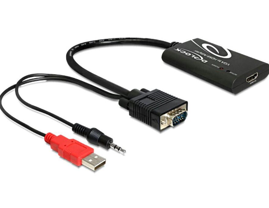 863072 VGA Adapter D-sub-15m ->HDMI-f