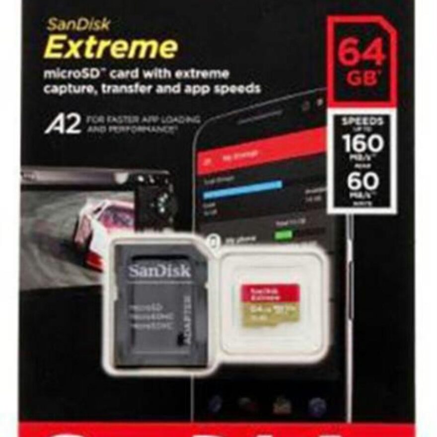 867305 MicroSD 64Gb Sandisk Extreme - Afbeelding 4