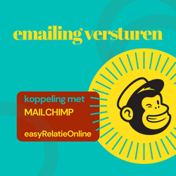 Emailing versturen met MailChimp en easyRelatieOnline