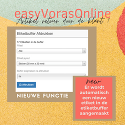 Online voorraadbeheer easyPOS software