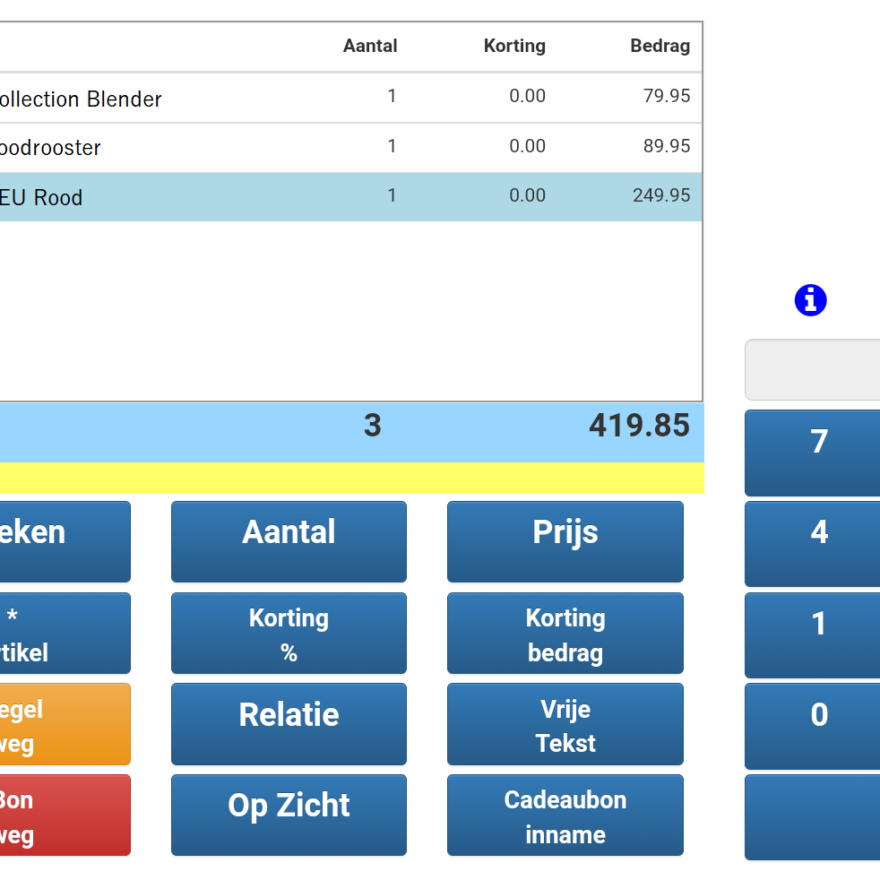easyPOS Kassa App - Retail