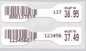 180705 Juweliersetiket 55x13mm papier